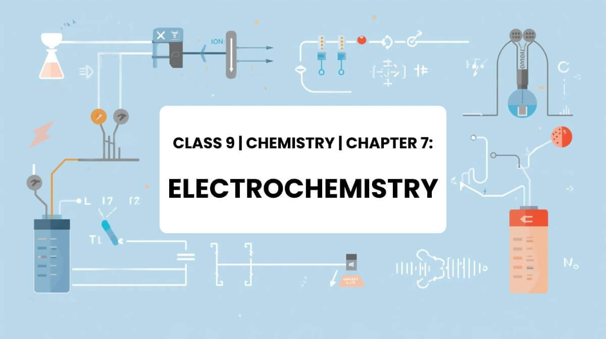 Electrochemical cell illustration for Class 9 Chemistry Chapter 7 Electrochemistry.