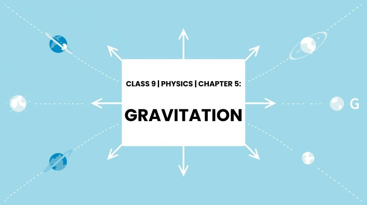 Gravitation and gravitational force illustration for Class 9 Physics MCQs